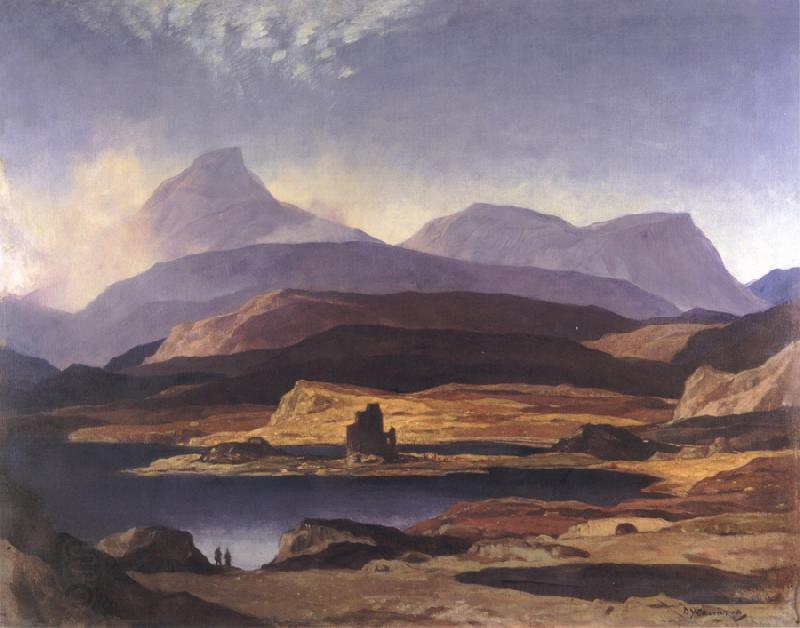 David Young Cameron Wilds of Assynt China oil painting art